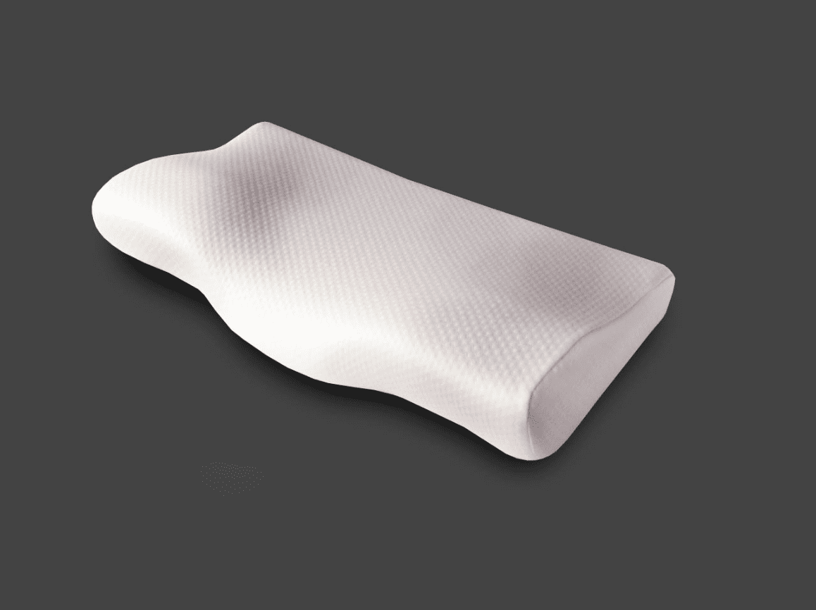 蝶型枕是人體工學枕的進階設計，是記憶枕的常見形狀。