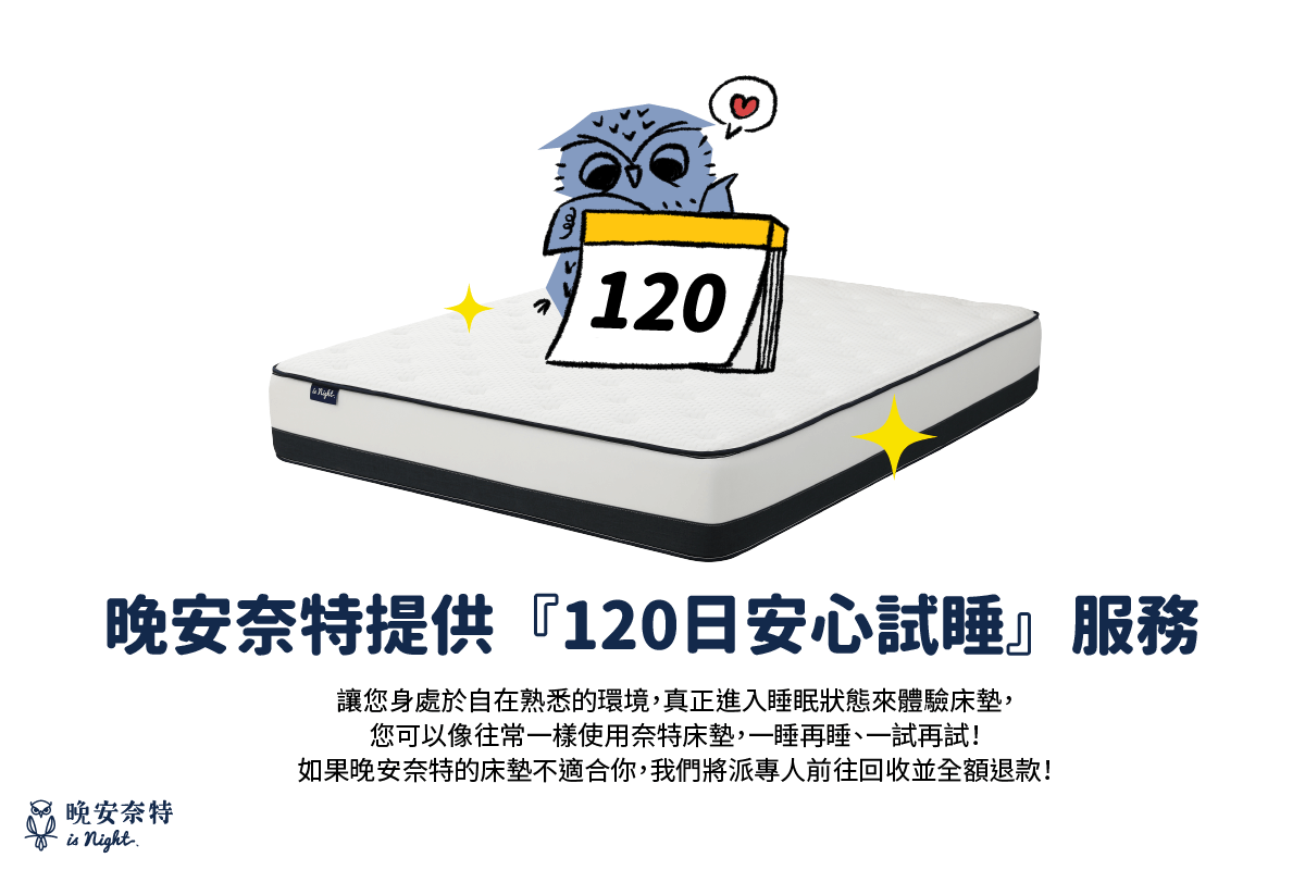 換新床為甚麼會睡不好？這也是認床嗎？其實床墊也是有適應期的！一般需要至少14-30天的時間去體驗，因此建議要選擇可以在家試睡的品牌！
