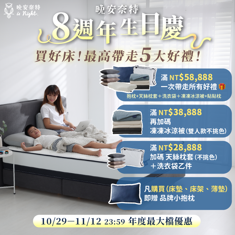 8週年生日慶-滿額贈